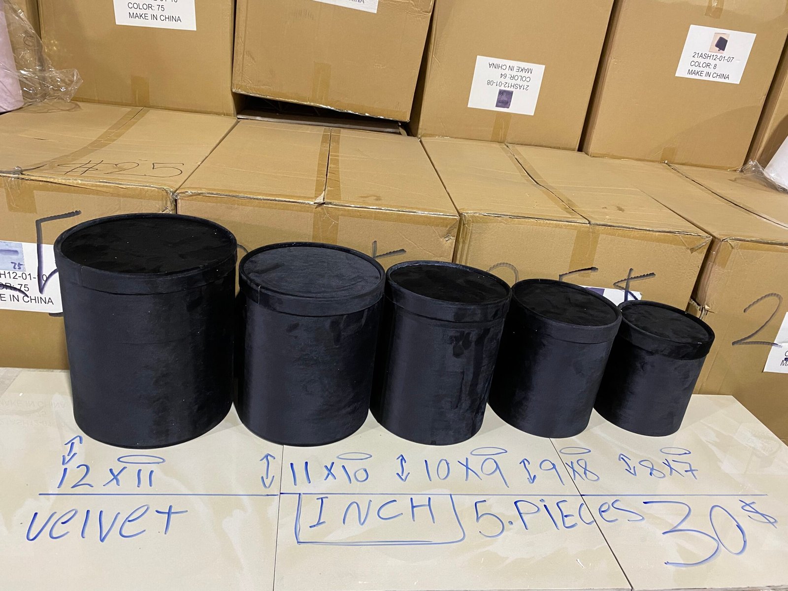 5pc velvet