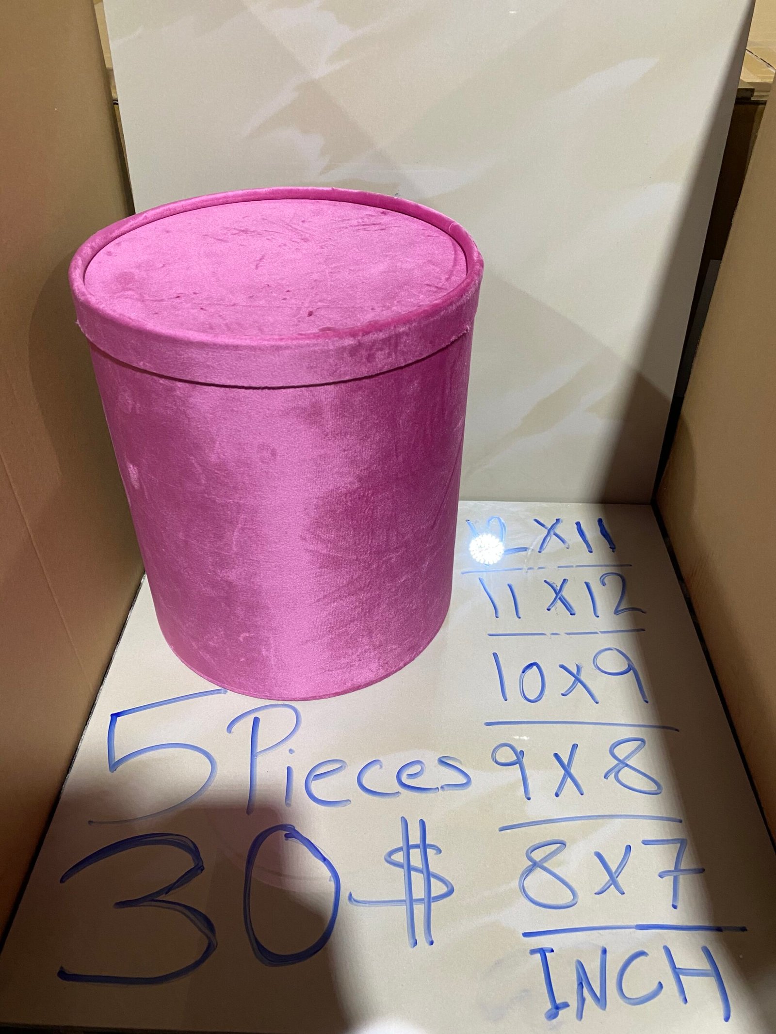 5pc velvet