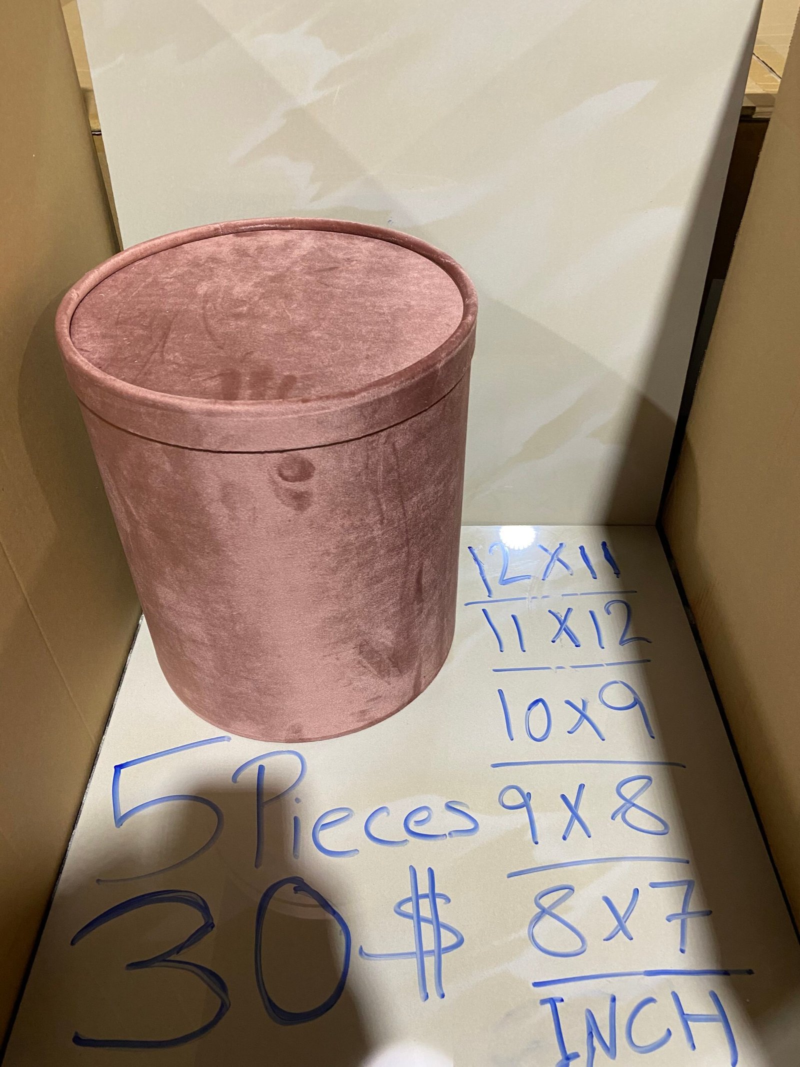 5pc velvet
