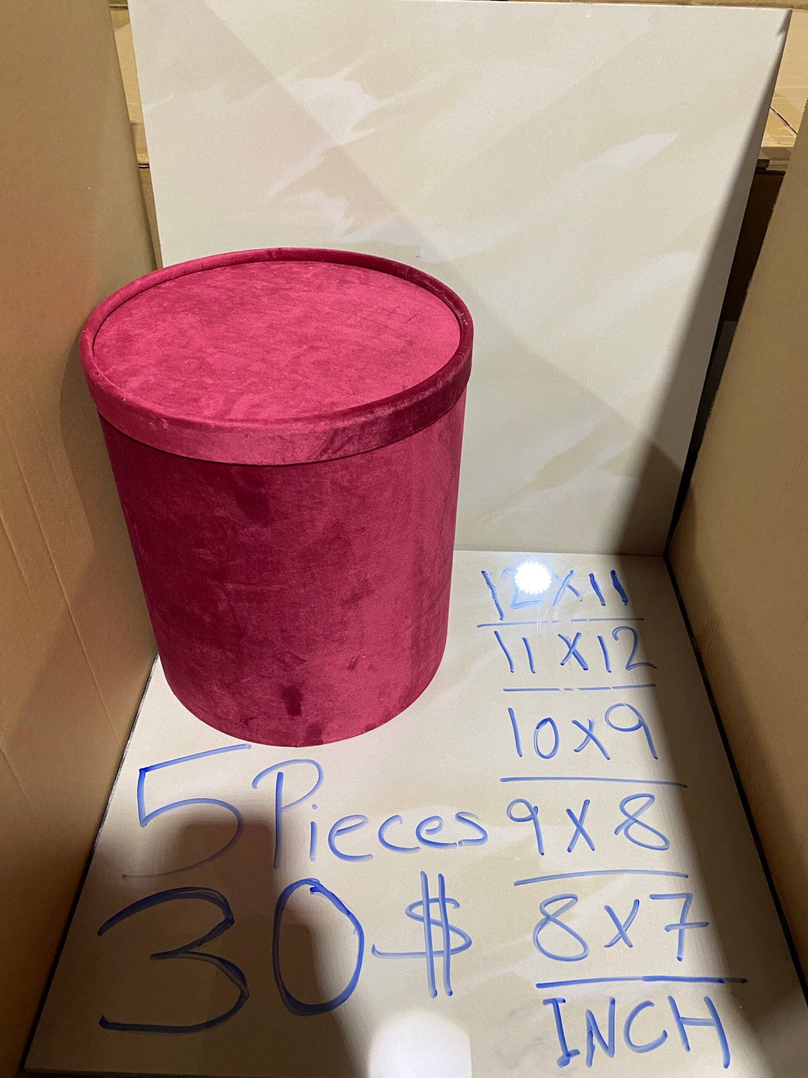 5pc velvet