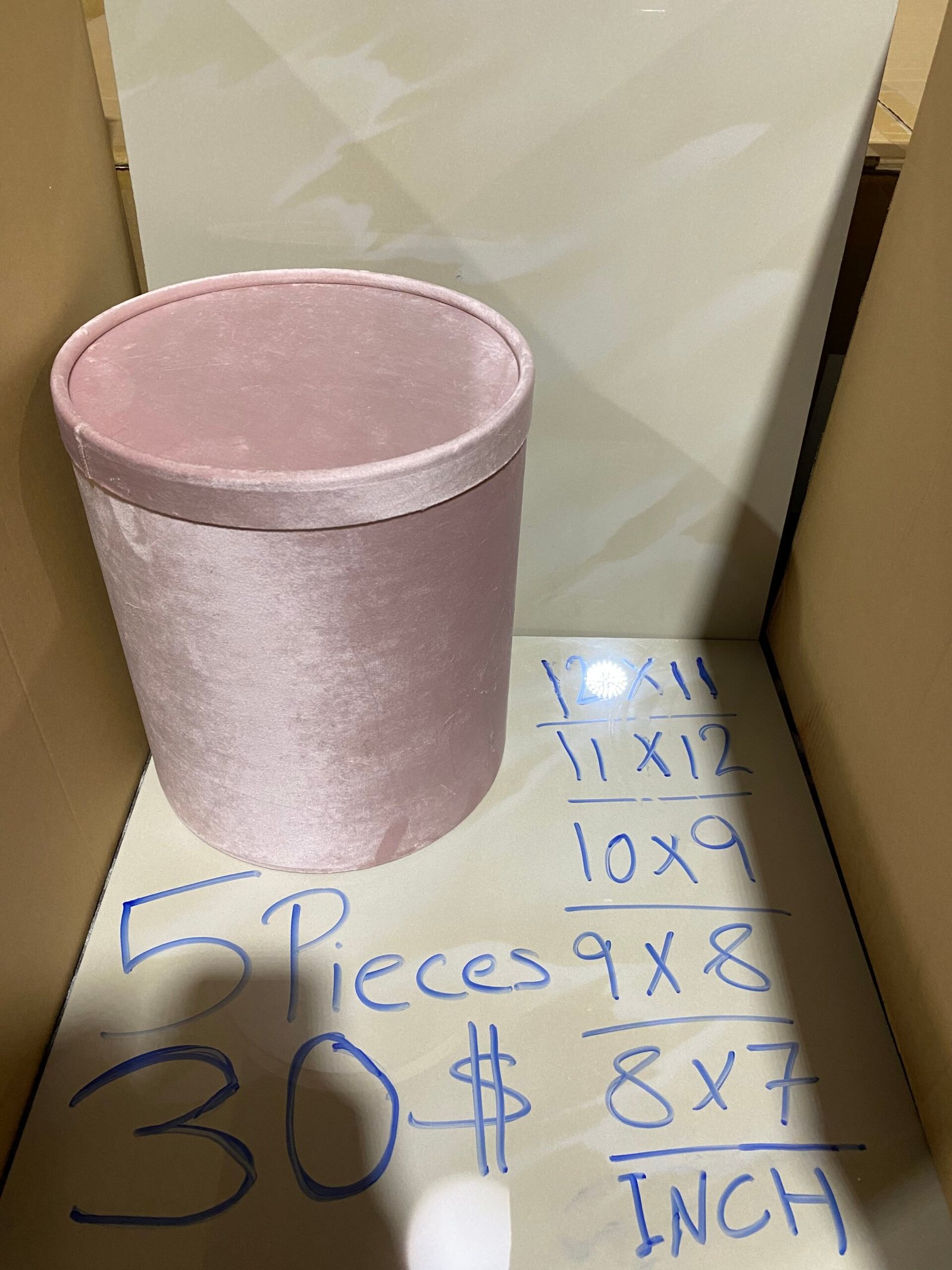 5pc velvet