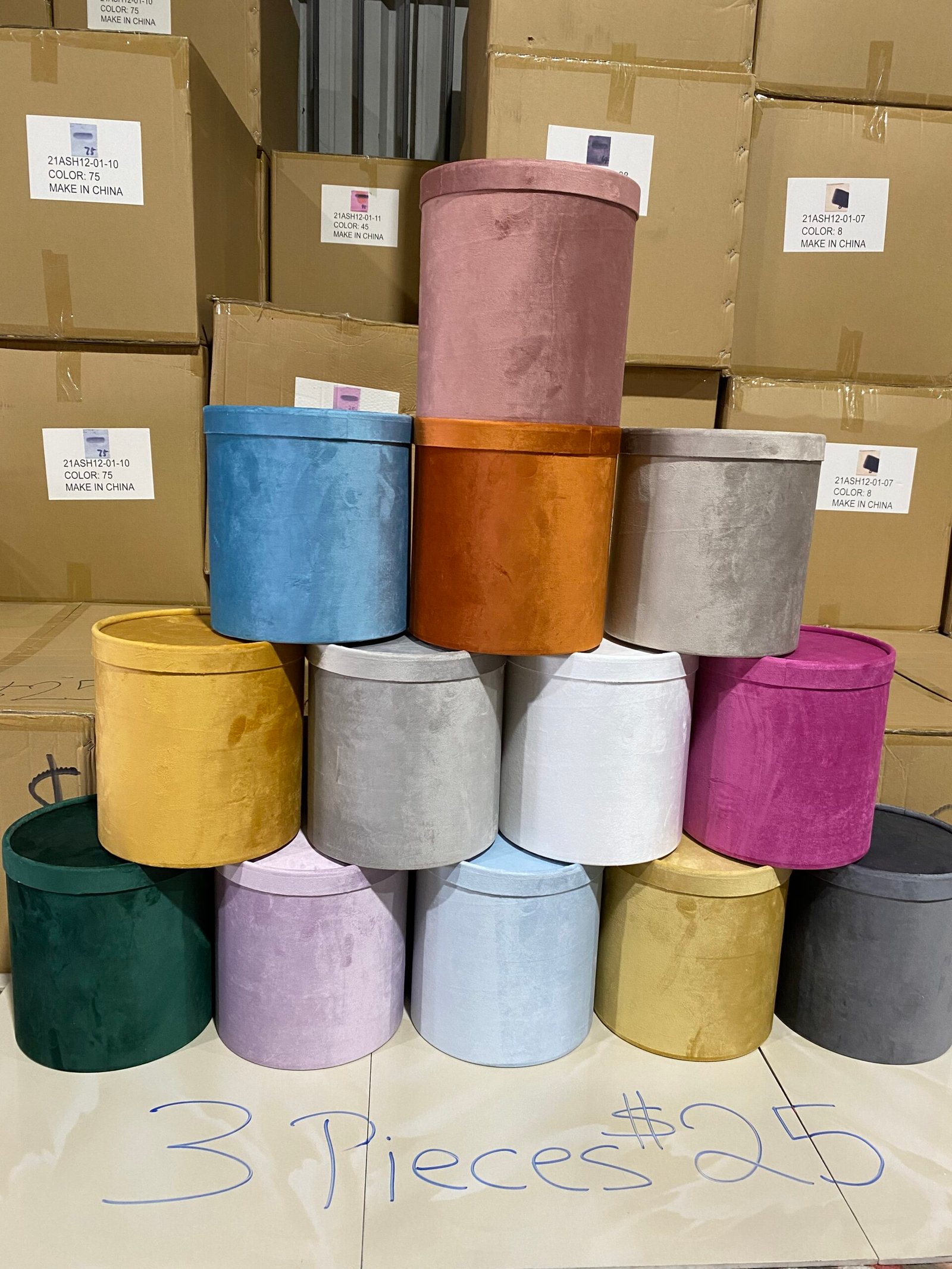 Round Velvet 5pc